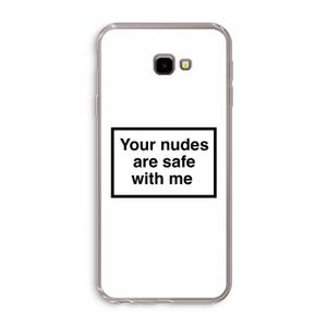 Safe with me: Samsung Galaxy J4 Plus Transparant Hoesje