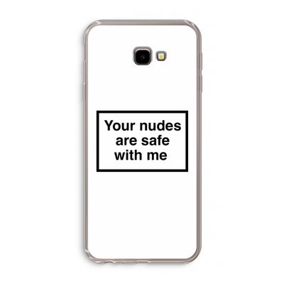 Safe with me: Samsung Galaxy J4 Plus Transparant Hoesje