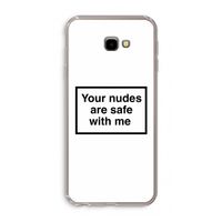 Safe with me: Samsung Galaxy J4 Plus Transparant Hoesje