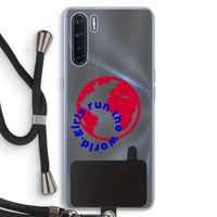 Run The World: Oppo A91 Transparant Hoesje met koord