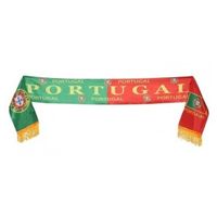 Portugal voetbal sjaaltje rood/groen 130 cm   - - thumbnail