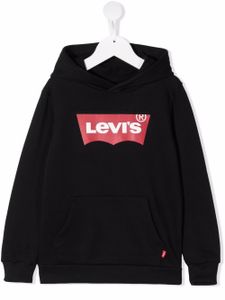 Levi's Kids hoodie oversize à logo imprimé - Noir