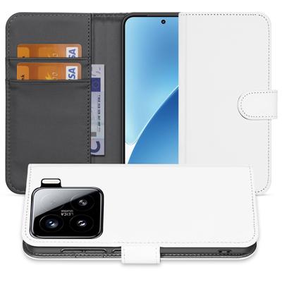 Book Case Hoesje Xiaomi 15 Wit met Pasjeshouder
