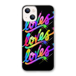 Loves: iPhone 13 Transparant Hoesje