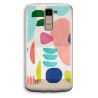 Bold Rounded Shapes: LG K10 (2016) Transparant Hoesje