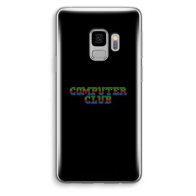 Retro: Samsung Galaxy S9 Transparant Hoesje
