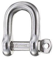 Wichard D-sluiting Gevangen Pin Rvs 6 Mm Default