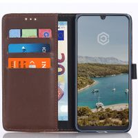 Casecentive Leren Wallet Stand case Galaxy A50 coffee - 8944688062993