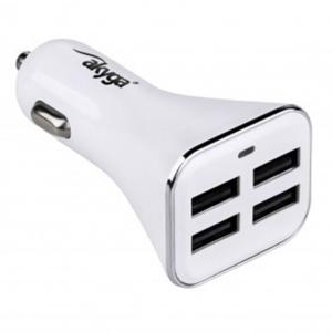 Akyga USB-oplader 34 W Auto Uitgangsstroom (max.) 6.8 A Aantal uitgangen: 4 x USB