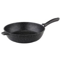 HI Aluminium koekenpan met anti aanbaklaag - D28 x H7.5 cm - bakpannen - koekenpannen - zwart