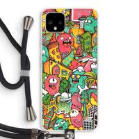 Vexx City: Pixel 4 XL Transparant Hoesje met koord