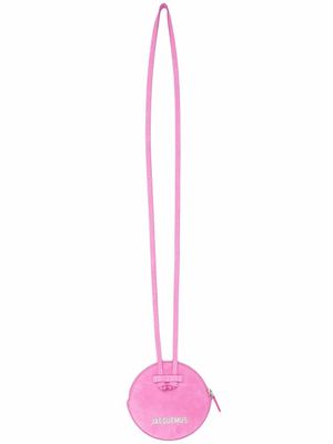 Jacquemus pochette ronde à plaque logo - Rose