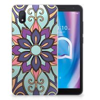 Alcatel 1B (2020) TPU Case Purple Flower - thumbnail