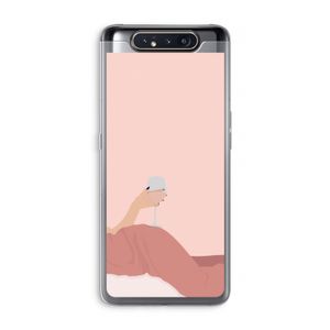 Wine: Samsung Galaxy A80 Transparant Hoesje