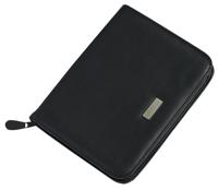 Schrijfmap rillstab excellent deluxe a5 lederlk zw