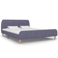 Bedframe zonder matras 150x200 cm lichtgrijs - thumbnail