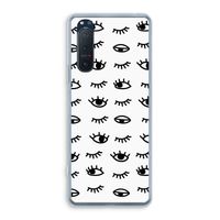 Eye pattern #2: Sony Xperia 5 II Transparant Hoesje