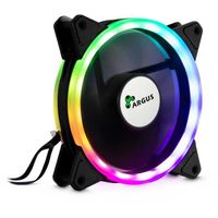 Inter-Tech ARGUS RS-041 RGB case fan 4-pins PWM aansluiting - thumbnail