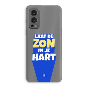 Laat de zon in je hart: OnePlus Nord 2 5G Transparant Hoesje