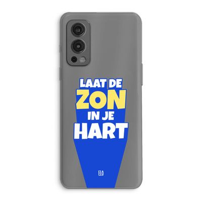 Laat de zon in je hart: OnePlus Nord 2 5G Transparant Hoesje