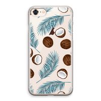 Kokosnoot roze: iPhone 8 Transparant Hoesje