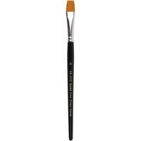Creativ Company Gold line penselen, afm 11, l: 19 cm, b: 9 mm, plat, 6 stuk/ 1 doos