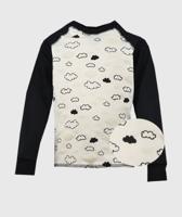 Long Sleeve Shirt Clouds Black - thumbnail