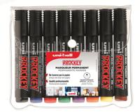 Uni-ball permanent marker Prockey PM-122, ronde punt, medium, etui van 8 stuks