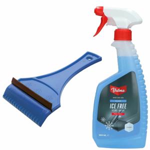 Ruitenontdooier spray - voor auto - 500 ml - antivries sprays - winter/vorst - incl. ijskrabber