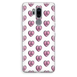GIRL POWER: LG G7 Thinq Transparant Hoesje