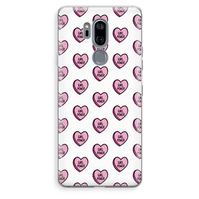 GIRL POWER: LG G7 Thinq Transparant Hoesje