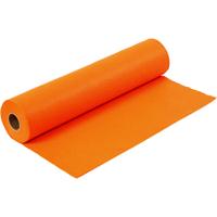 Creativ Company Hobbyvilt, b: 45 cm, dikte 1,5-2 mm, 180-200 gr, oranje, 5 m/ 1 rol