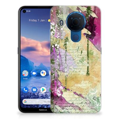 Smartphone hoesje Nokia 5.4 Letter Painting Smartphone hoesje Nokia 5.4 Letter Painting