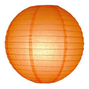 Oranje bol lampion 25 cm - Feestlampionnen