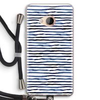 Verrassende lijnen: HTC U Play Transparant Hoesje met koord