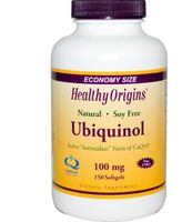 Ubiquinol Kaneka QH 100 mg (150 Softgels) - Healthy Origins - thumbnail