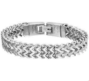 Armband staal zilverkleurig 10 mm 21,5 cm