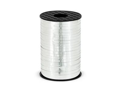 Metallic Zilveren Lint op Rol - 225m