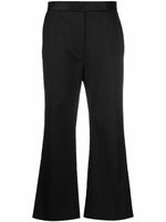 TOTEME pantalon bootcut court - Noir