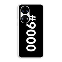 #9000: Huawei P50 Transparant Hoesje