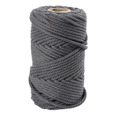 Creativ Company Macrame koord grijs, 55m