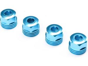 Losi - Lower Shock Caps Aluminum King Blue (4): SBR 2.0 (LOS253032)