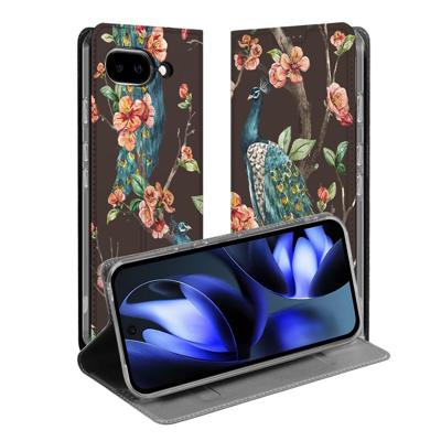Bookcase Google Pixel 9a Pauw met Bloemen
