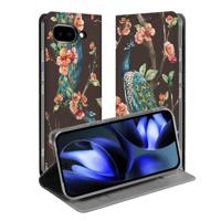 Bookcase Google Pixel 9a Pauw met Bloemen