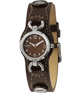 Horlogeband Fossil JR1014 Leder Bruin