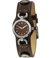 Horlogeband Fossil JR1014 Leder Bruin