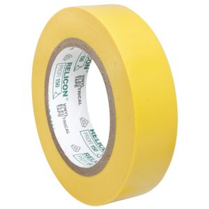 PVC-isolatieband geel 15 mm, 10 meter