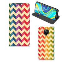 Xiaomi Redmi Note 9 Pro | 9S Hoesje met Magneet Zigzag Multi Color - thumbnail