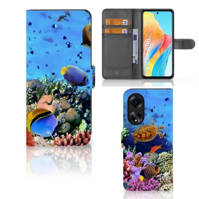 OPPO A98 5G | Telefoonhoesje | Met pasjeshouder | Vissen