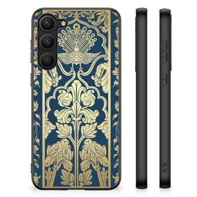 Samsung Galaxy S23 Plus Bloemen Hoesje Beige Flowers